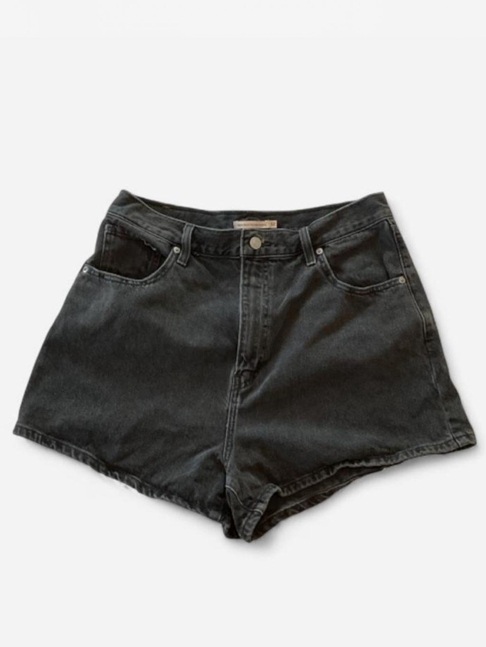 Levi’s Women’s 501 High Rise Denim Shorts Black Wash Size 32
